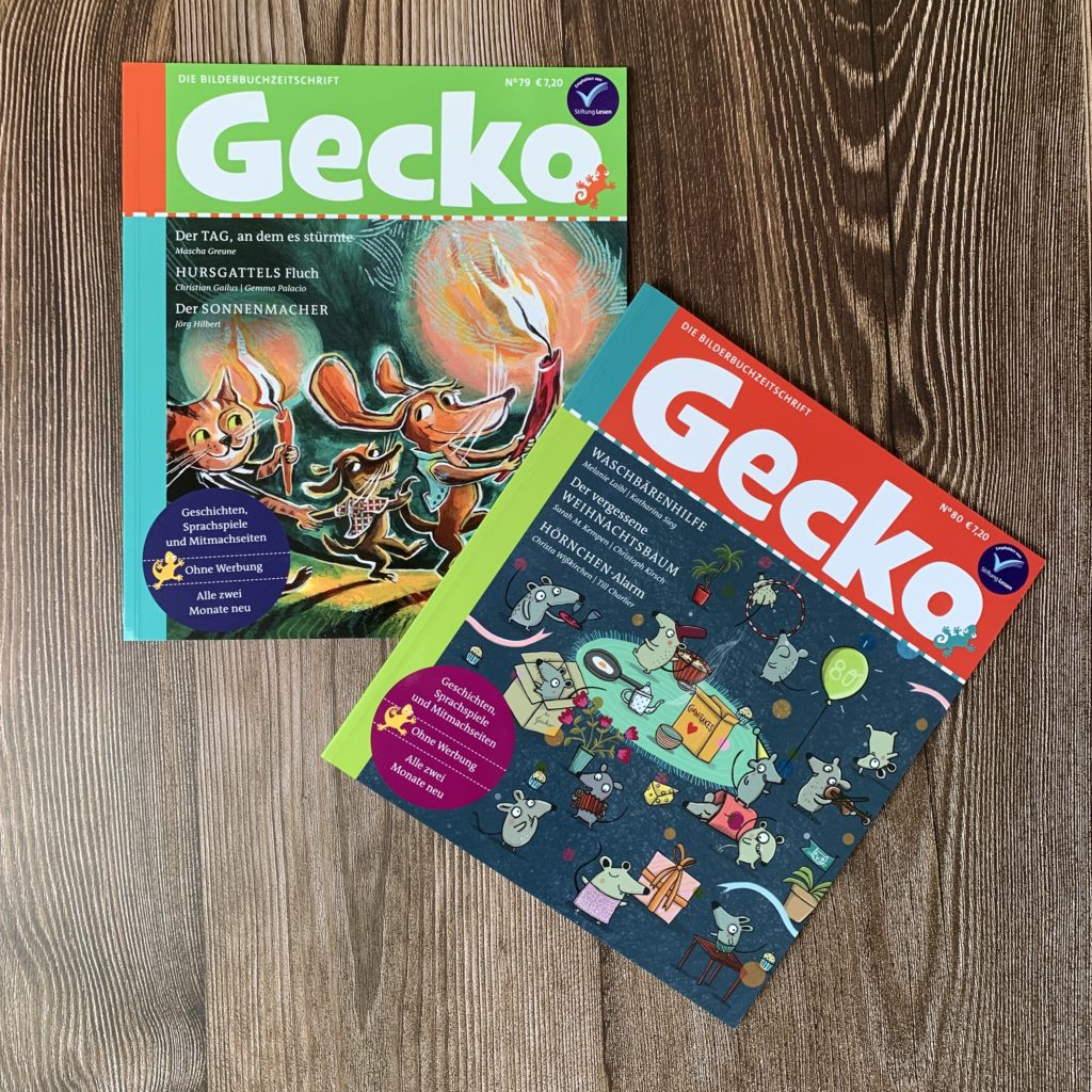 Medialike Referenzprojekt Gecko Kinderzeitschrift
