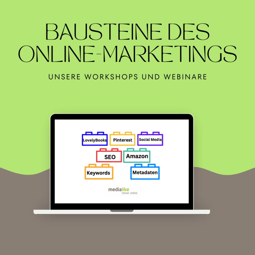 Bausteine des Online-Buchmarketings: unsere Webinare für Uni & Verlage