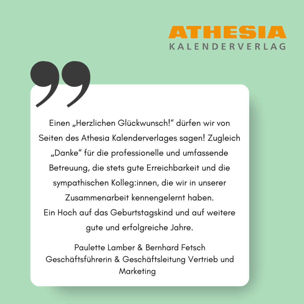 Zitat Referenz Athesia Kalenderverlag GmbH