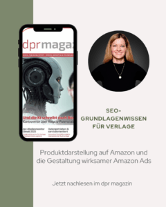 Produktdarstellung auf Amazon -Mareike Schuberts Artikel im dpr-magazin 04/2025