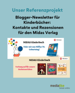 Symbolbild Referenzprojekt Midas Verlag - Blogger-Newsletter