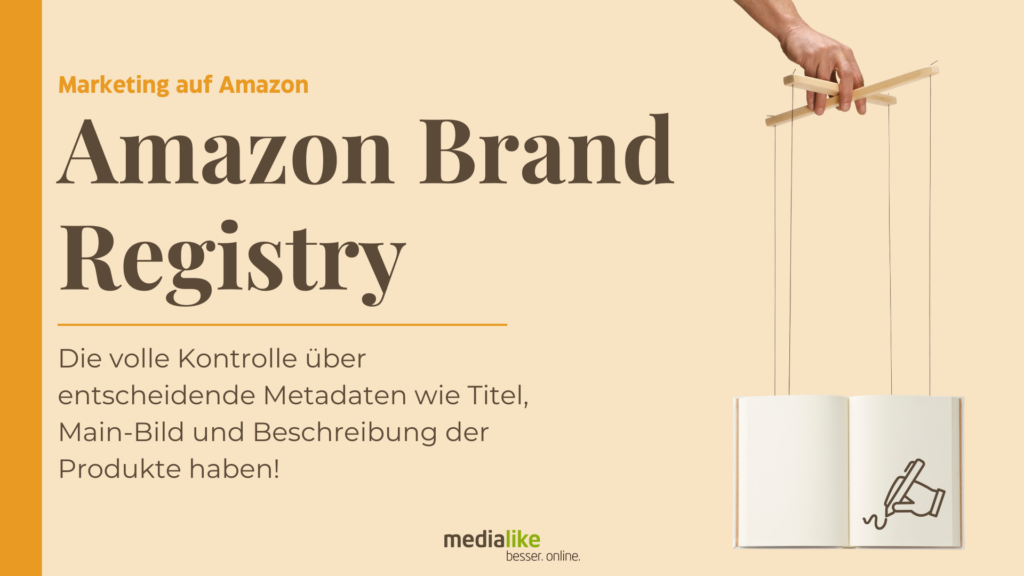 Grafik zum Thema Markenrechte, Amazon-Schreibrechte und Brand Registry auf Amazon.
